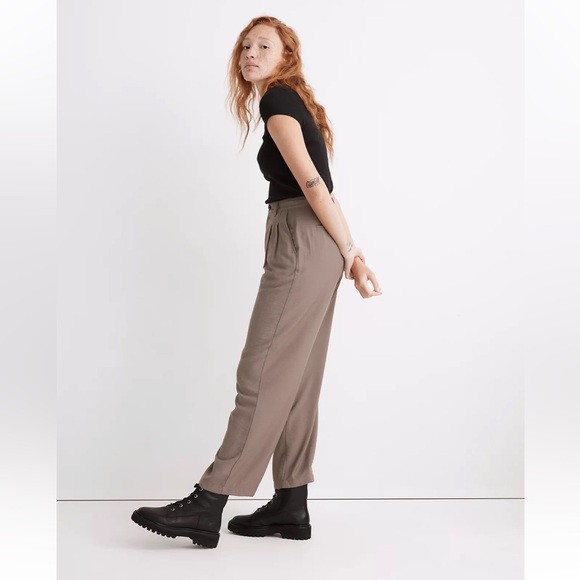 NWT madewell wide-leg crop pants - Picture 2 of 5